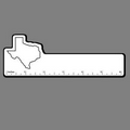 6" Ruler W/ Outline of Texas